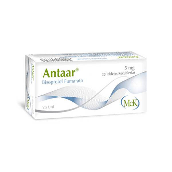 Antaar Bisoprolol 5mg X 30 Tabletas MCK Farmadon La Farmacia De