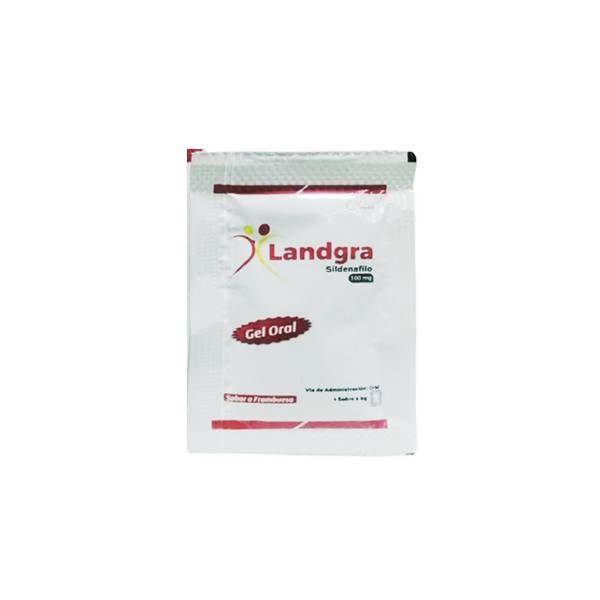 Landgra Sildenafil Gel Oral Sabor Frambuesa X Sobre Land Farmadon