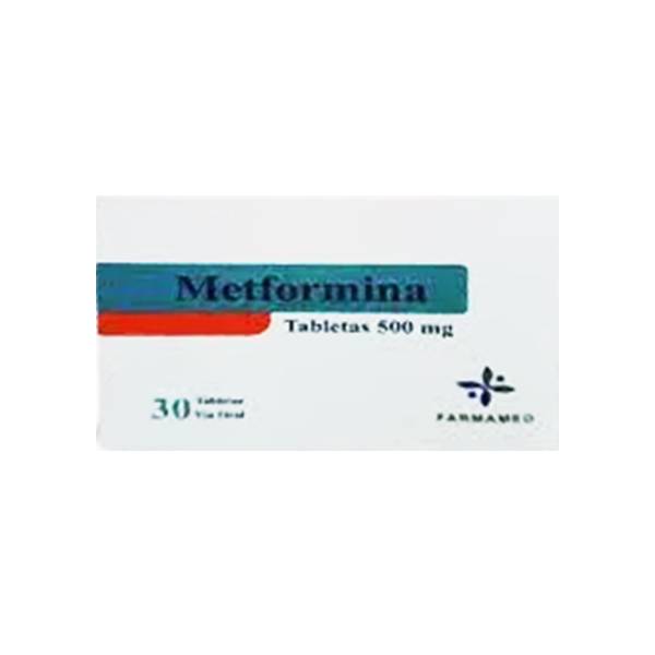 Metformina 500mg X 30 Tabletas Farmamed Farmadon La Farmacia De