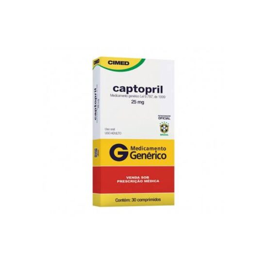 Captopril Mg X Comprimidos Cimed Farmadon La Farmacia De La