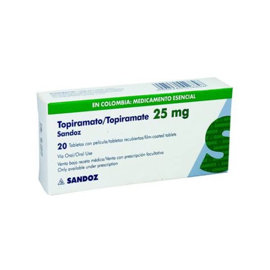 Topiramato Mg X Tabletas Sandoz Farmadon La Farmacia De La