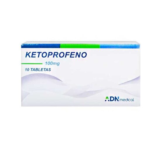 Ketoprofeno 100mg X 10 Tabletas ADN Medical Farmadon La Farmacia