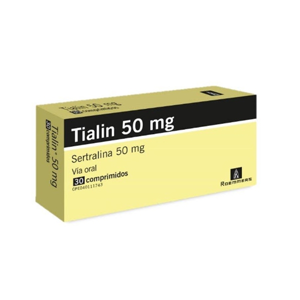 Tialin Sertralina 50mg X 30 Comprimidos Megalabs Farmadon La