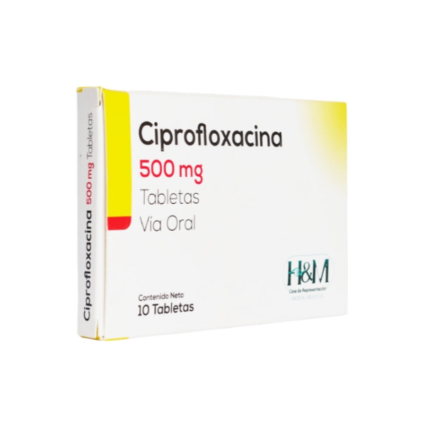 Ciprofloxacina 500Mg X 10 Tabletas H M Farmadon La Farmacia De La