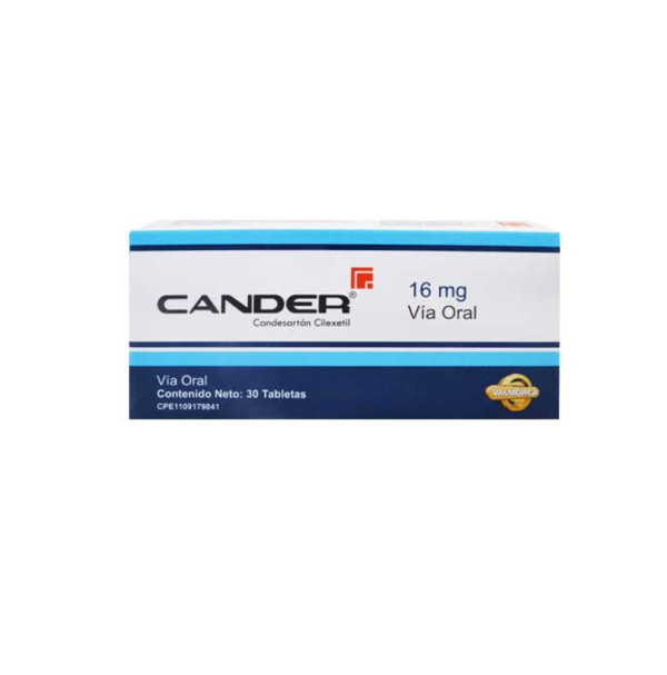 Cander Candesartán 16 mg x 30 Tabletas - Valmorca - Farmadon - La ...