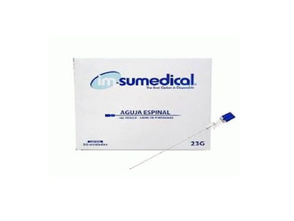 Aguja espinal g-23 im-sumedical