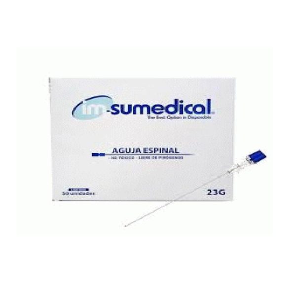 Aguja espinal g-23 im-sumedical