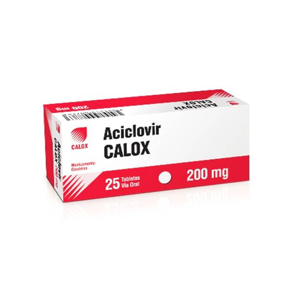 Aciclovir 200mg X 25 Tabletas - Calox - Farmadon - La Farmacia De La ...