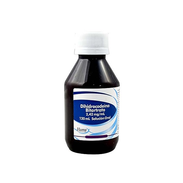 Dihidrocodeína Bitartrato Jarabe 2,42 mg 120 ml - Humax Pharmaceutical