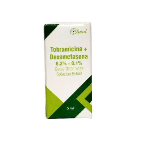 Tobramicina Dexametasona Solución Oftálmica X 5ml Land Farmadon