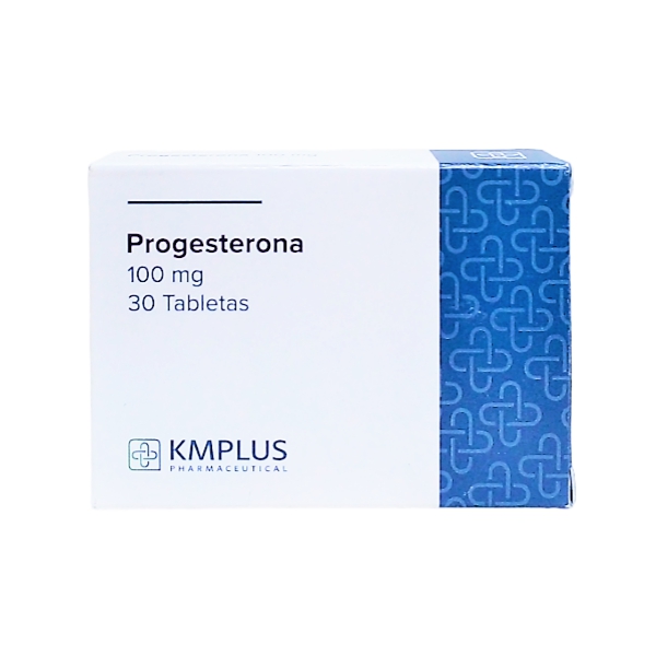 Progesterona 100mg X 30 Tabletas Kmplus Farmadon La Farmacia De La