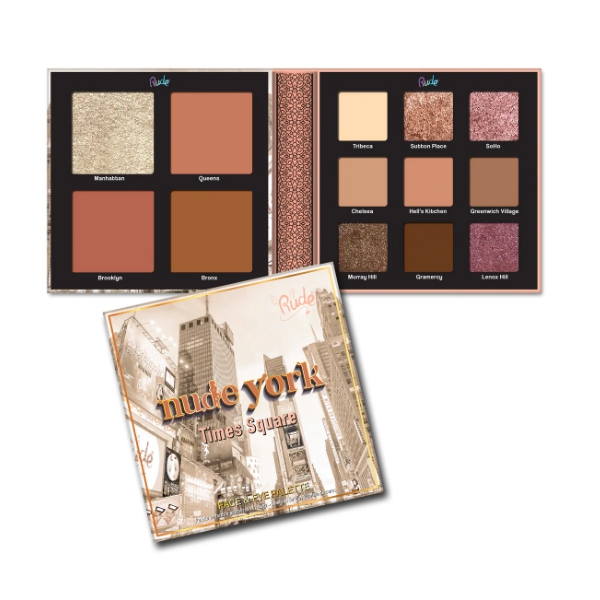 Rude Cosmetics Nude York Time Square Face And Eye Palette 253gr Farmadon La Farmacia De La 