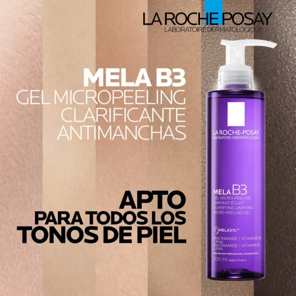 La Roche Posay Mela B3 Gel Micro-Peeling X 200Ml. - Imagen 4