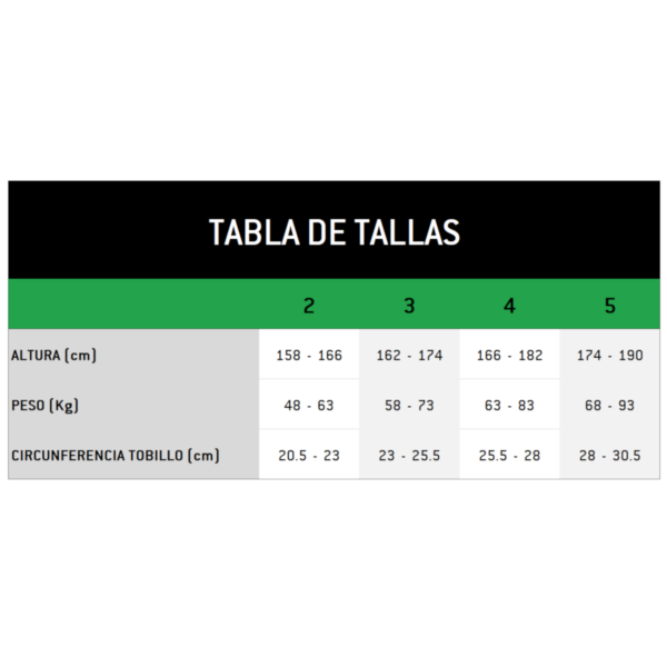 Medias De Compresion Tobillera Basic 950 22-27Mmhg Talla 2 Black Relaxsan - Imagen 3