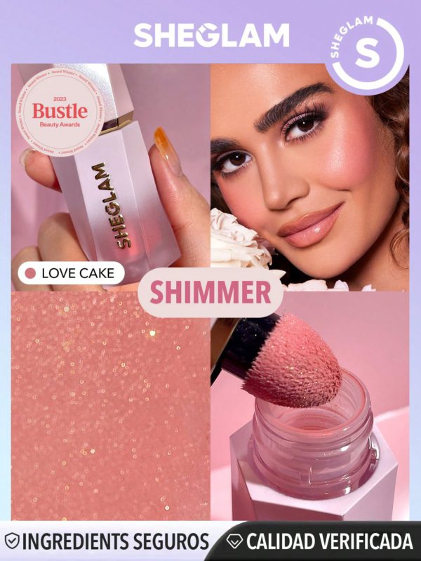 Sheglam Color Bloom Rubor Líquido Luminoso Tono Love Cake 5.2Ml - Imagen 2