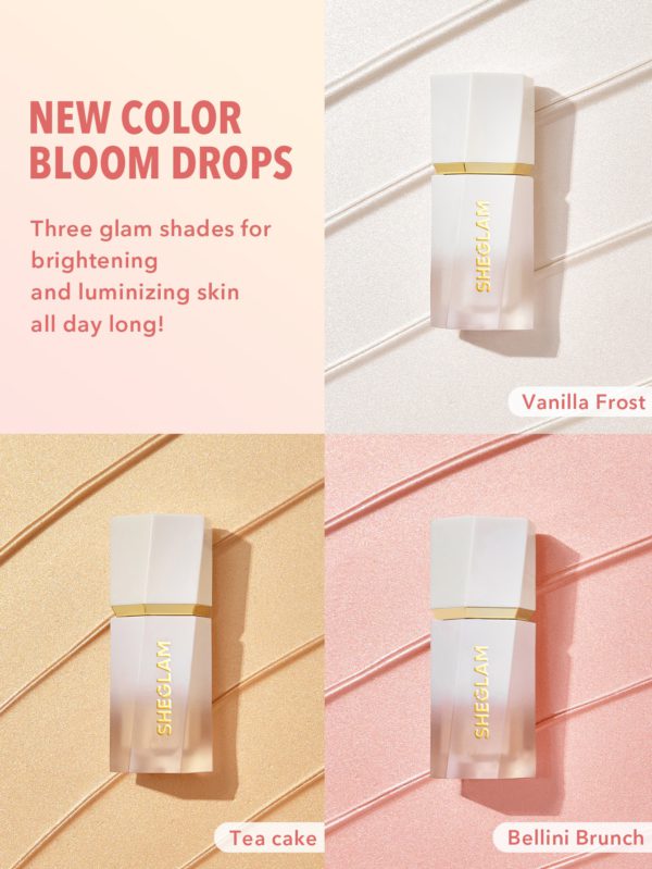 Sheglam Glow Bloom Iluminador Líquido Vanilla Frost 5.2Ml - Imagen 3