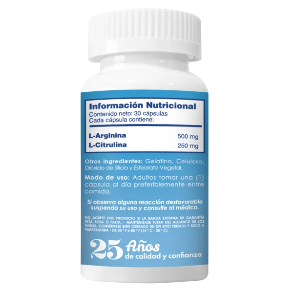 L-Glutamina 500Mg X 30 Cápsulas Val - Imagen 3